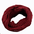 2017 inverno quente cor sólida planície padrão decorativo mulheres malha cachecol laço cachecol de malha scarveas personalizado